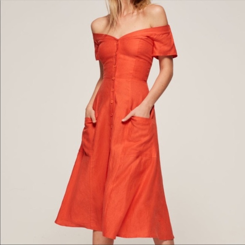 Reformation Mariposa Dress Size 4